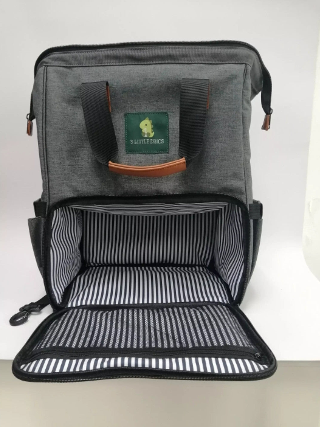 Gray Diaper Backpack