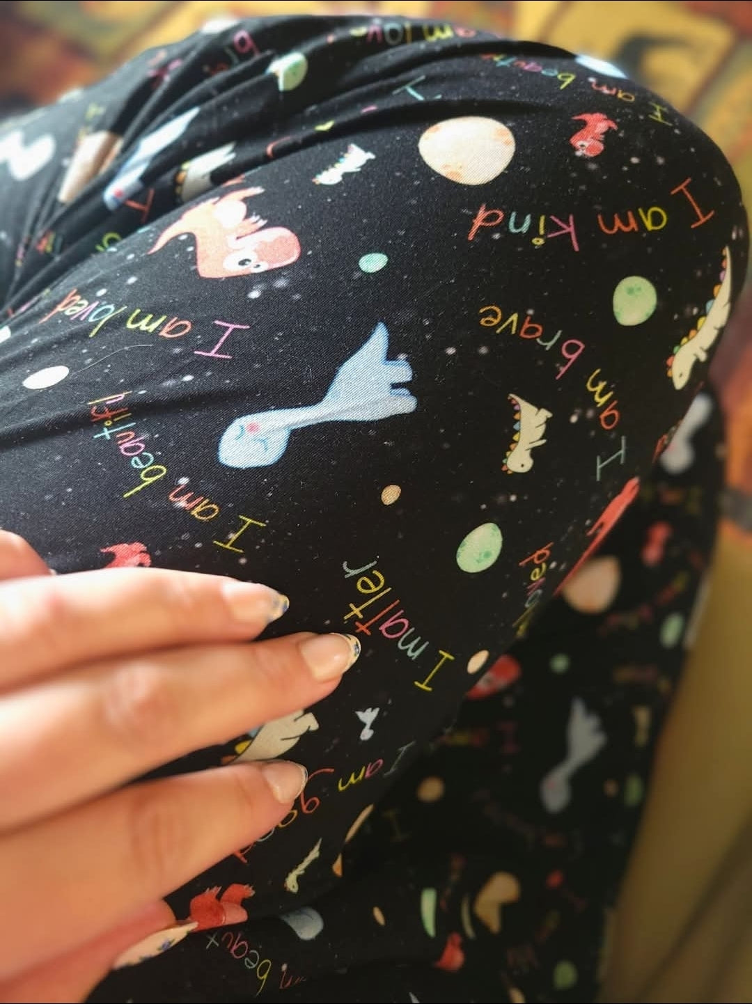 Dino Affirmations Adult Lounge Pants