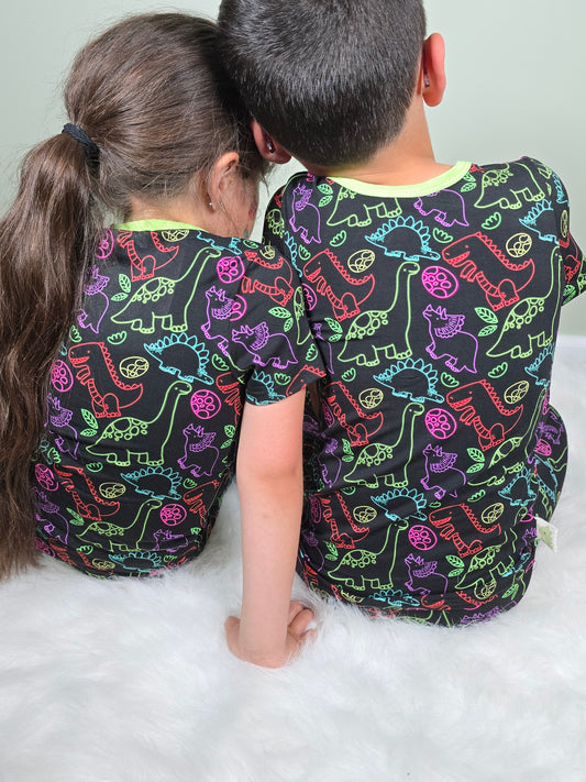 Neon Dinos 2 pc