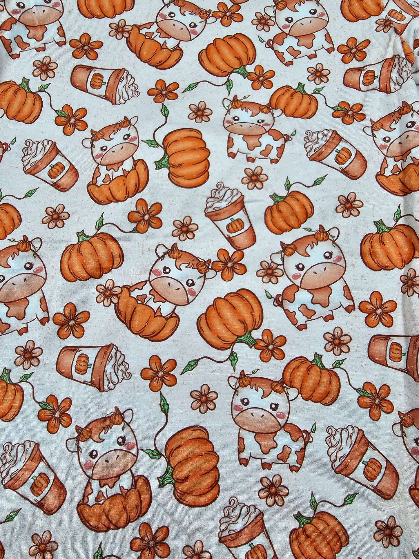 Pumpkin MOOcchiato Bamboo Pajamas
