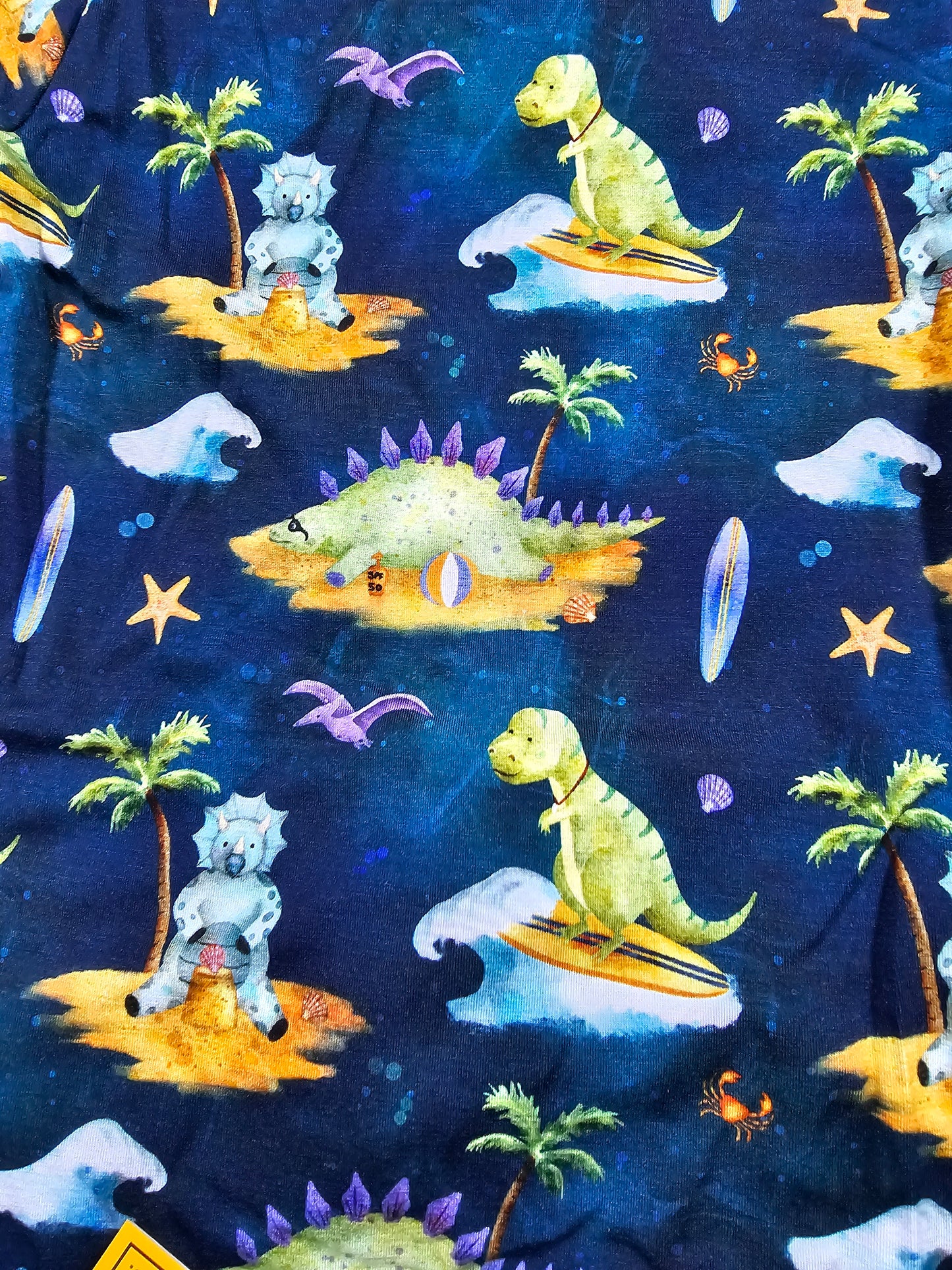 Dino Beach Bamboo Pajamas