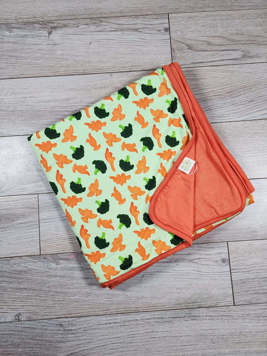 Dino Nugs Bamboo Blanket