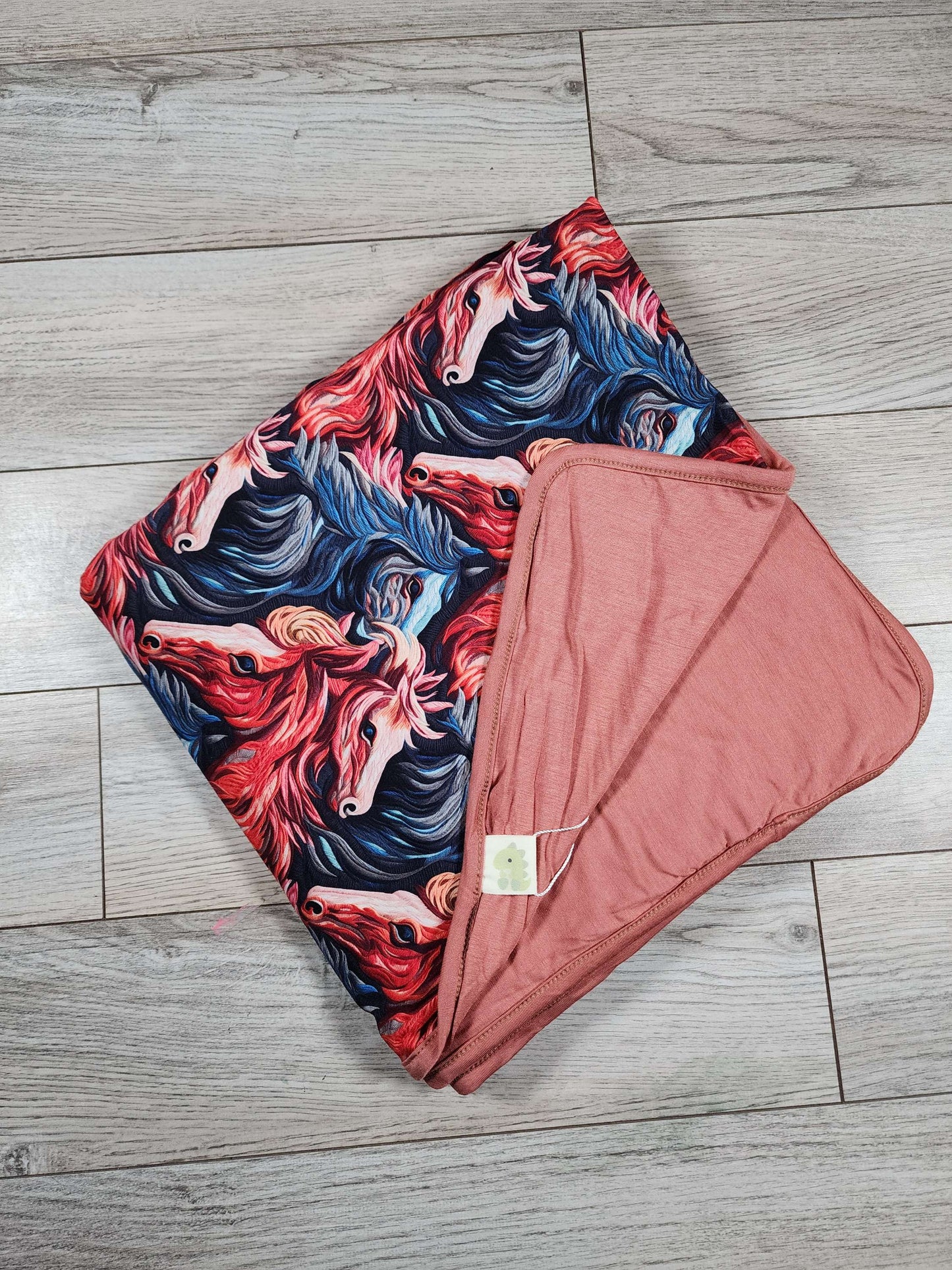 Running Free Bamboo Blanket