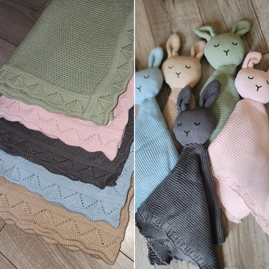 Timeless Blanket & Lovey Set (color options)