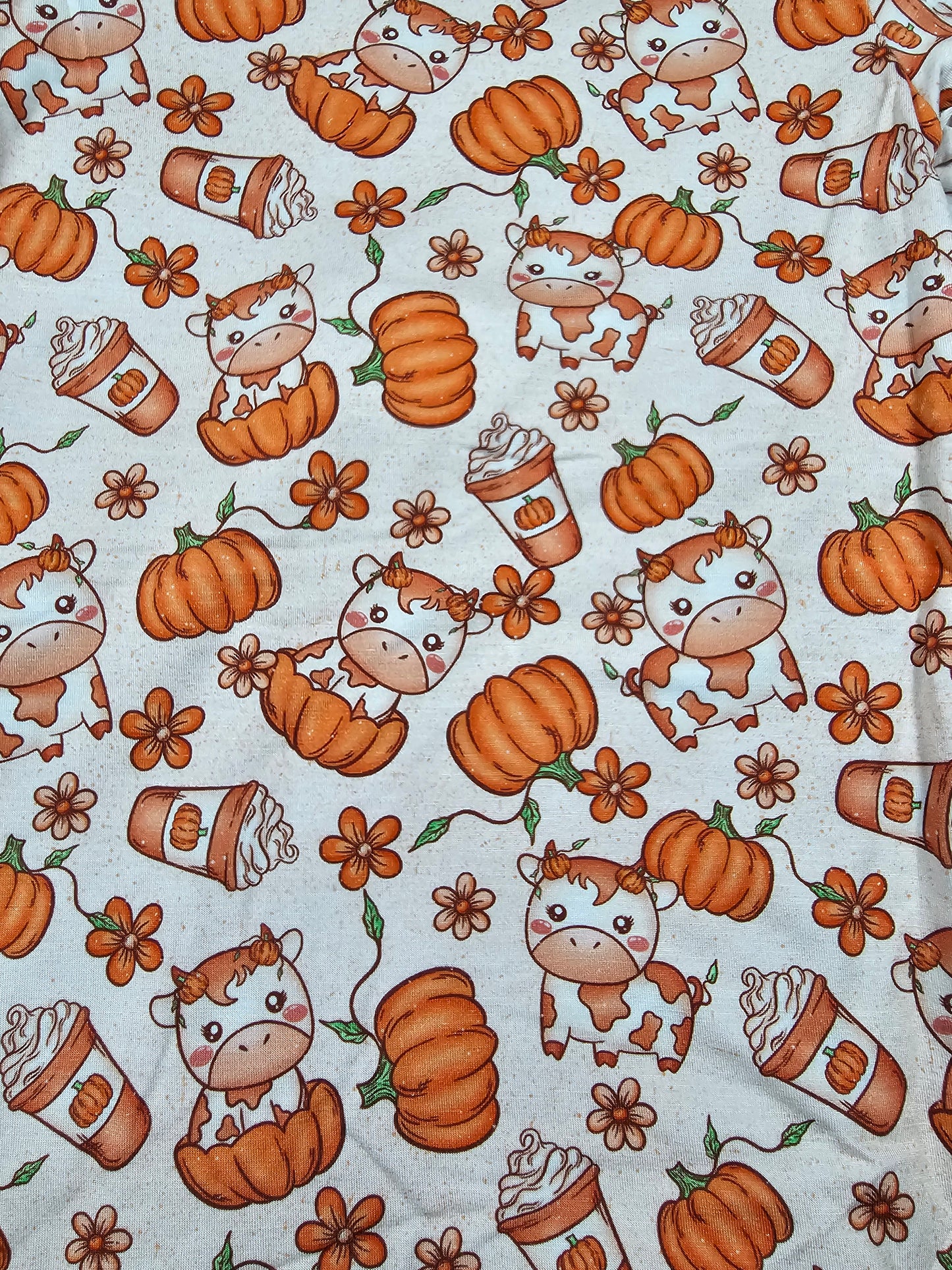 Pumpkin MOOcchiato Bamboo Pajamas