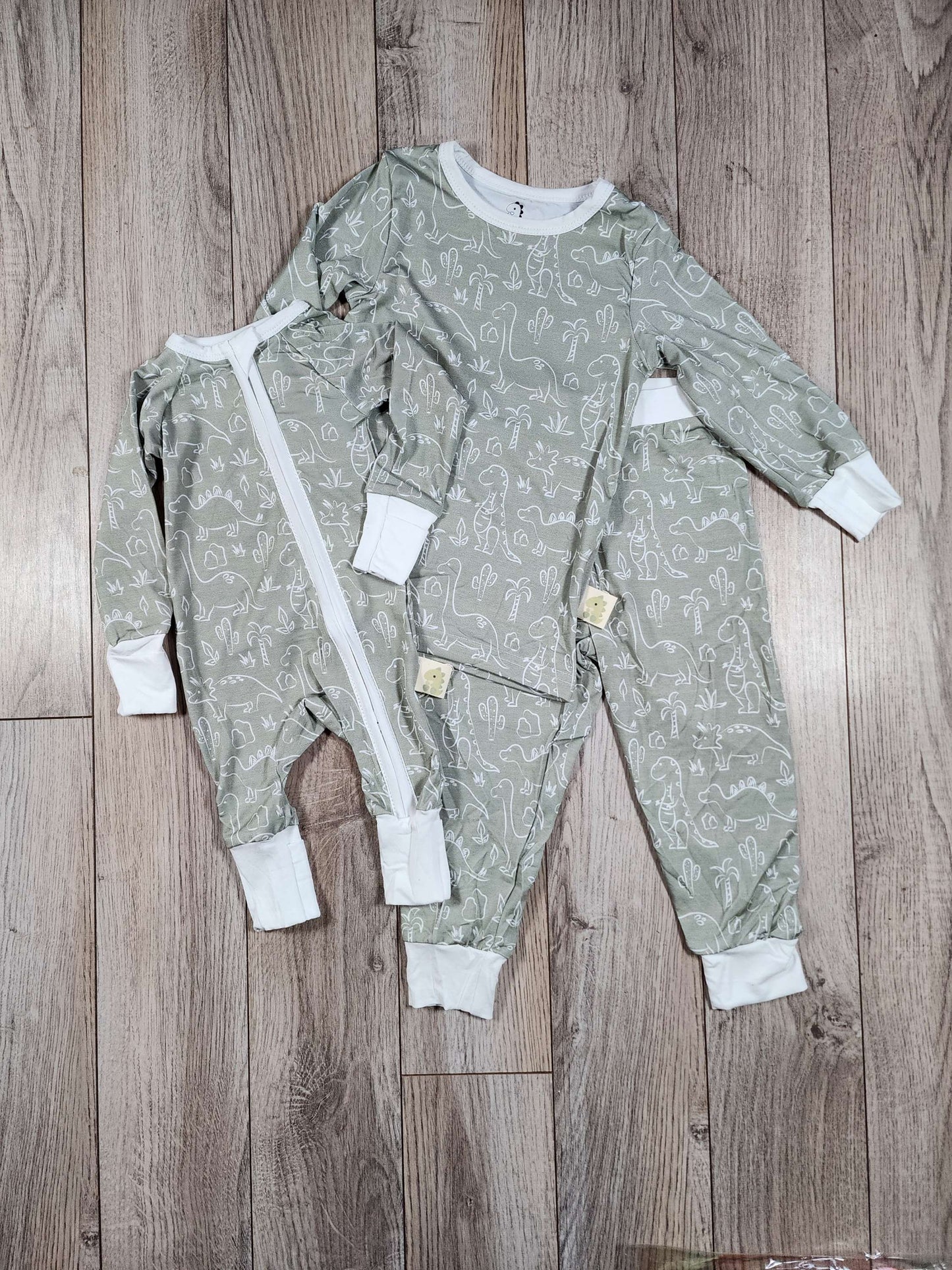 Sleepy-saurus Bamboo Pajamas