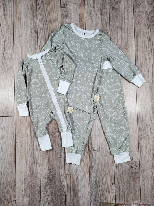 Sleepy-saurus Bamboo Pajamas