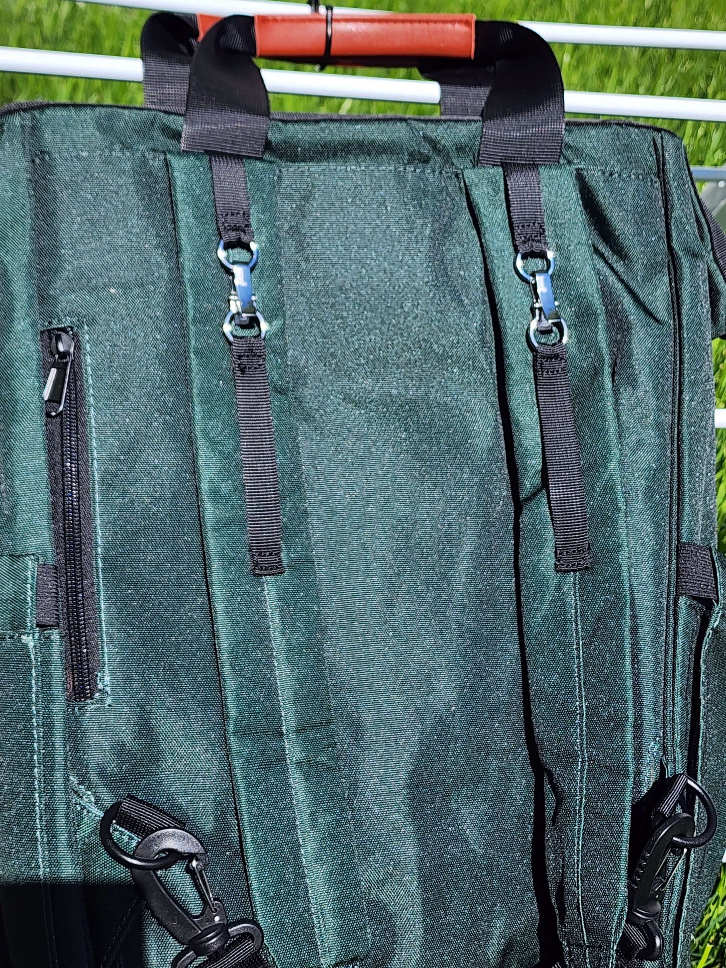 Green Diaper Backpack (with stroller straps)
