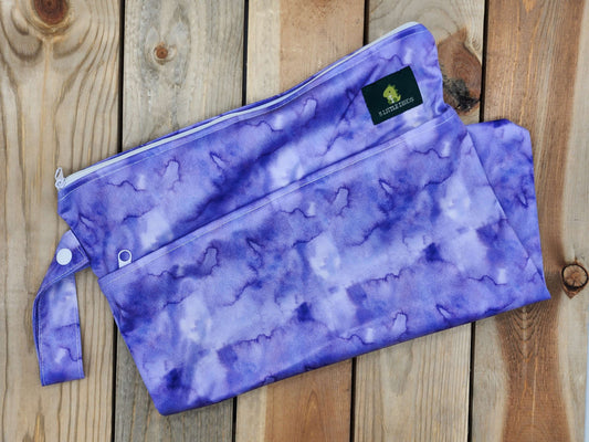 Watercolor Purple Wet Bag